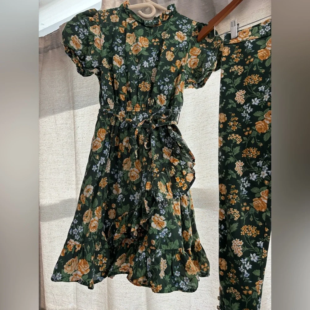 Janie and Jack dress and two leggings. Dress Sz 14 and leggings 12. - Picture 10 of 11